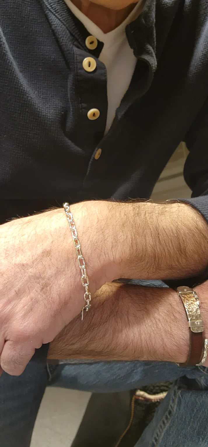 Silver Link Chain Bracelet