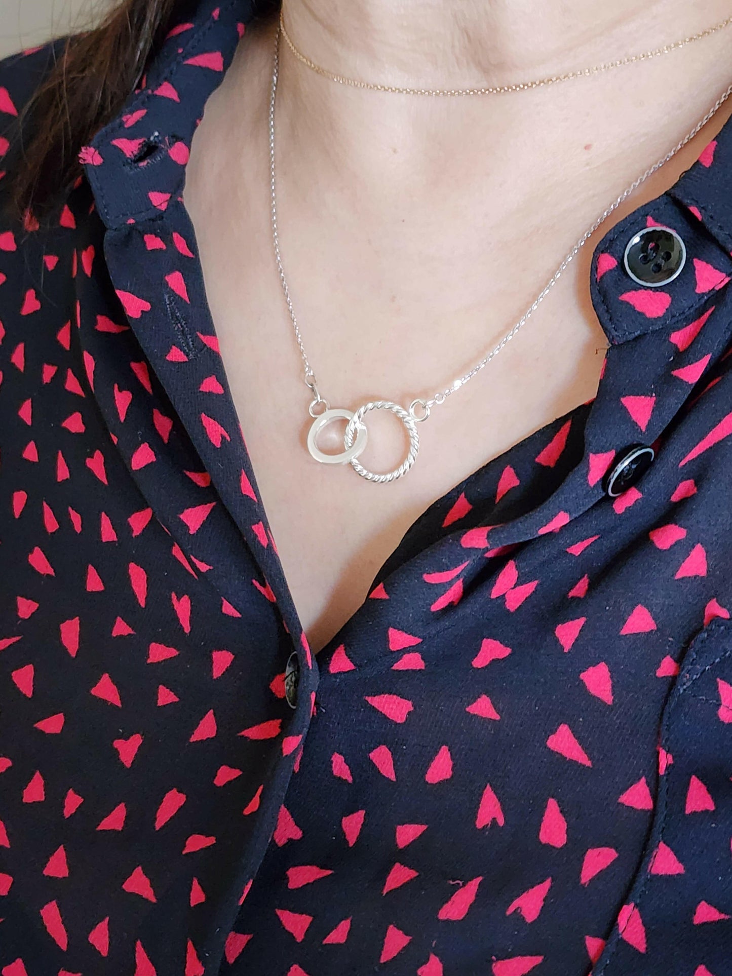 Silver Women's Necklace, SARA