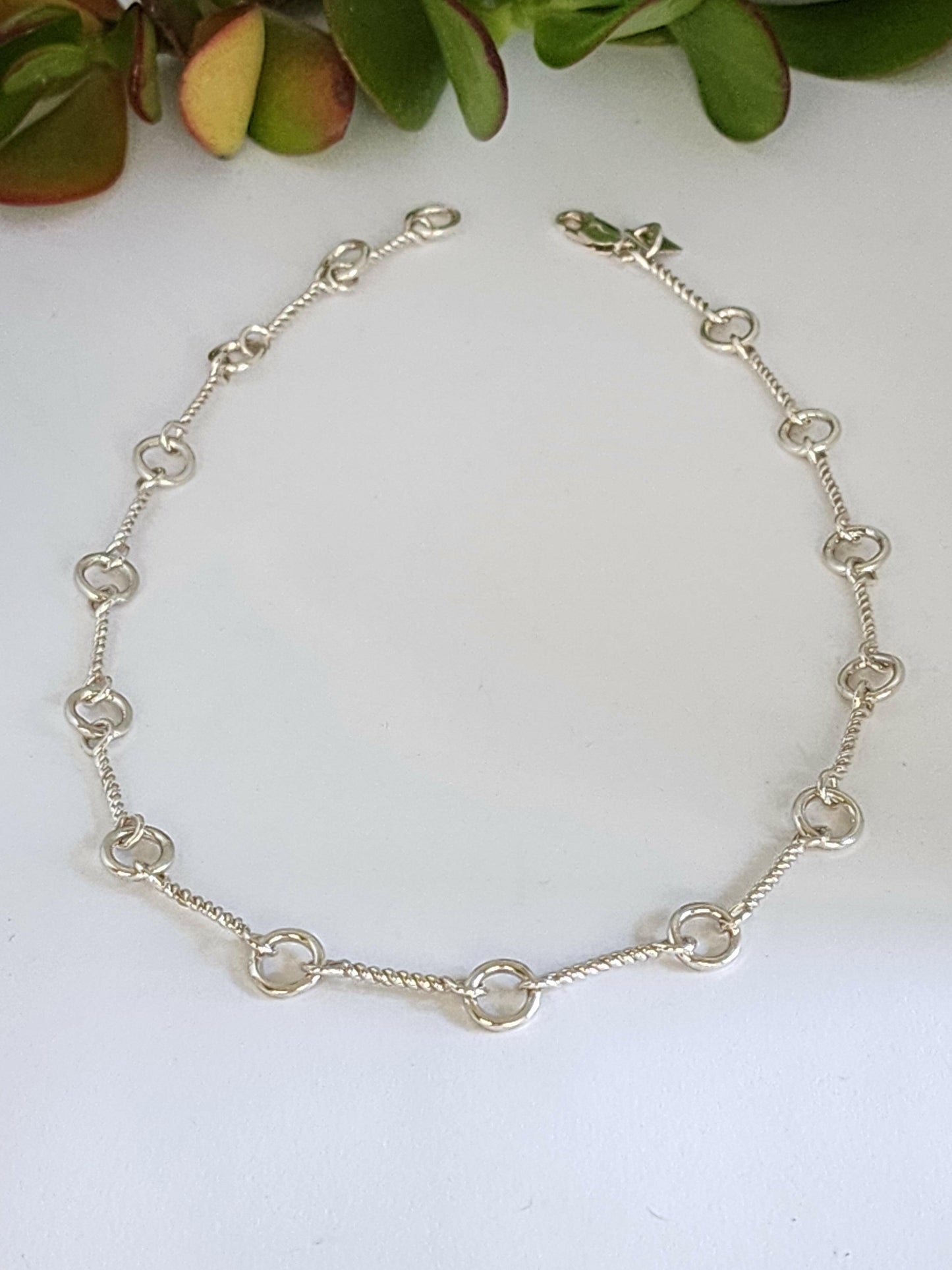 women's silver necklace