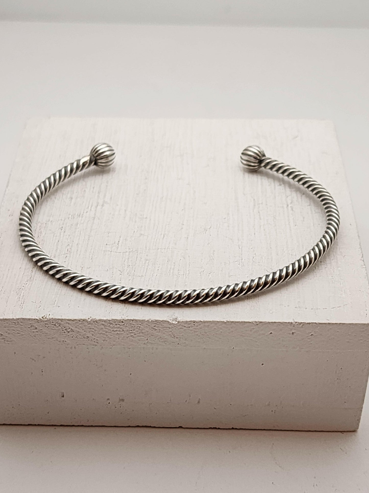 Silver Wier Cuff Bracelet