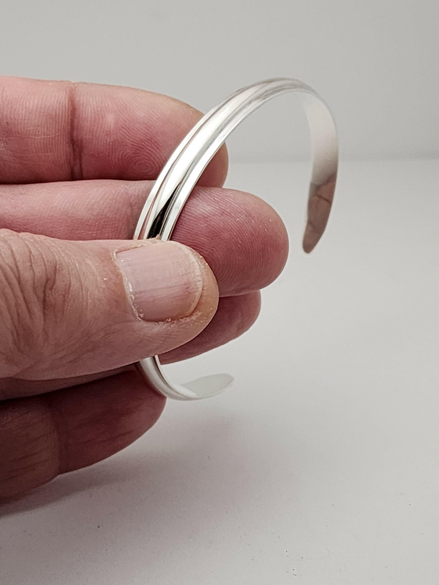 Silver Cuff Bracelet, LINUS