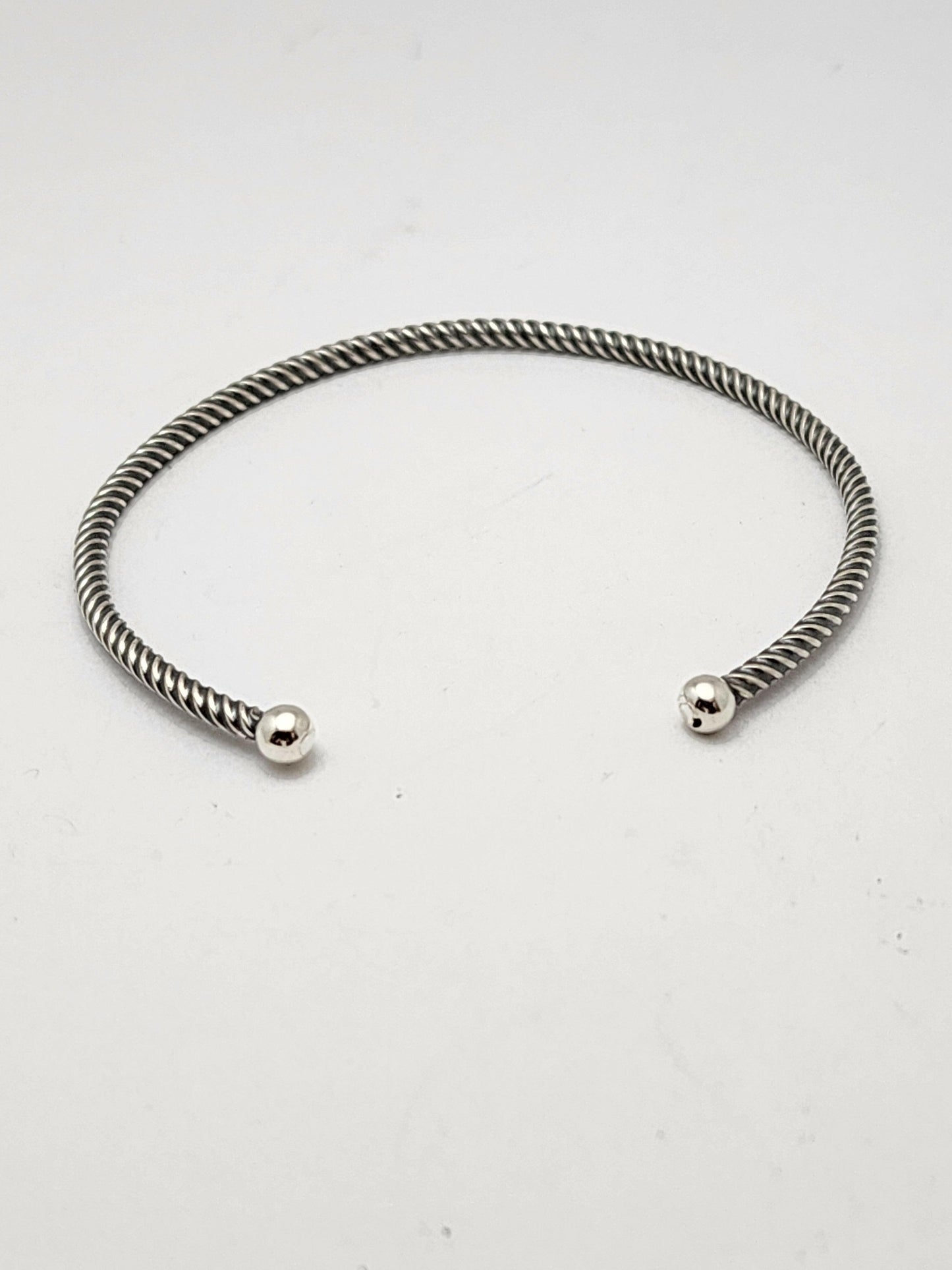 Silver Wier Cuff Bracelet