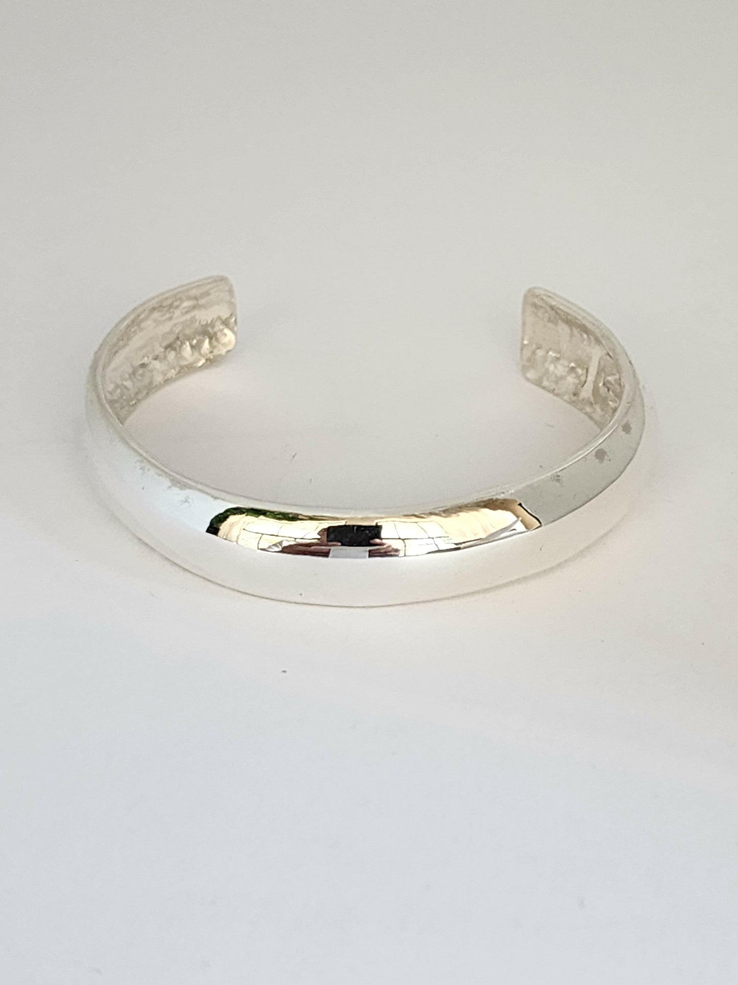 Dome Silver Cuff Bracelet