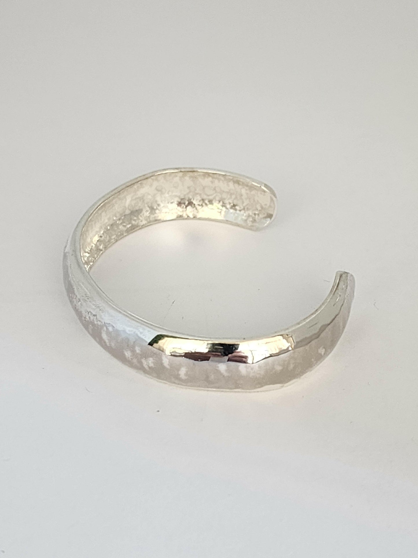 Dome Silver Cuff Bracelet