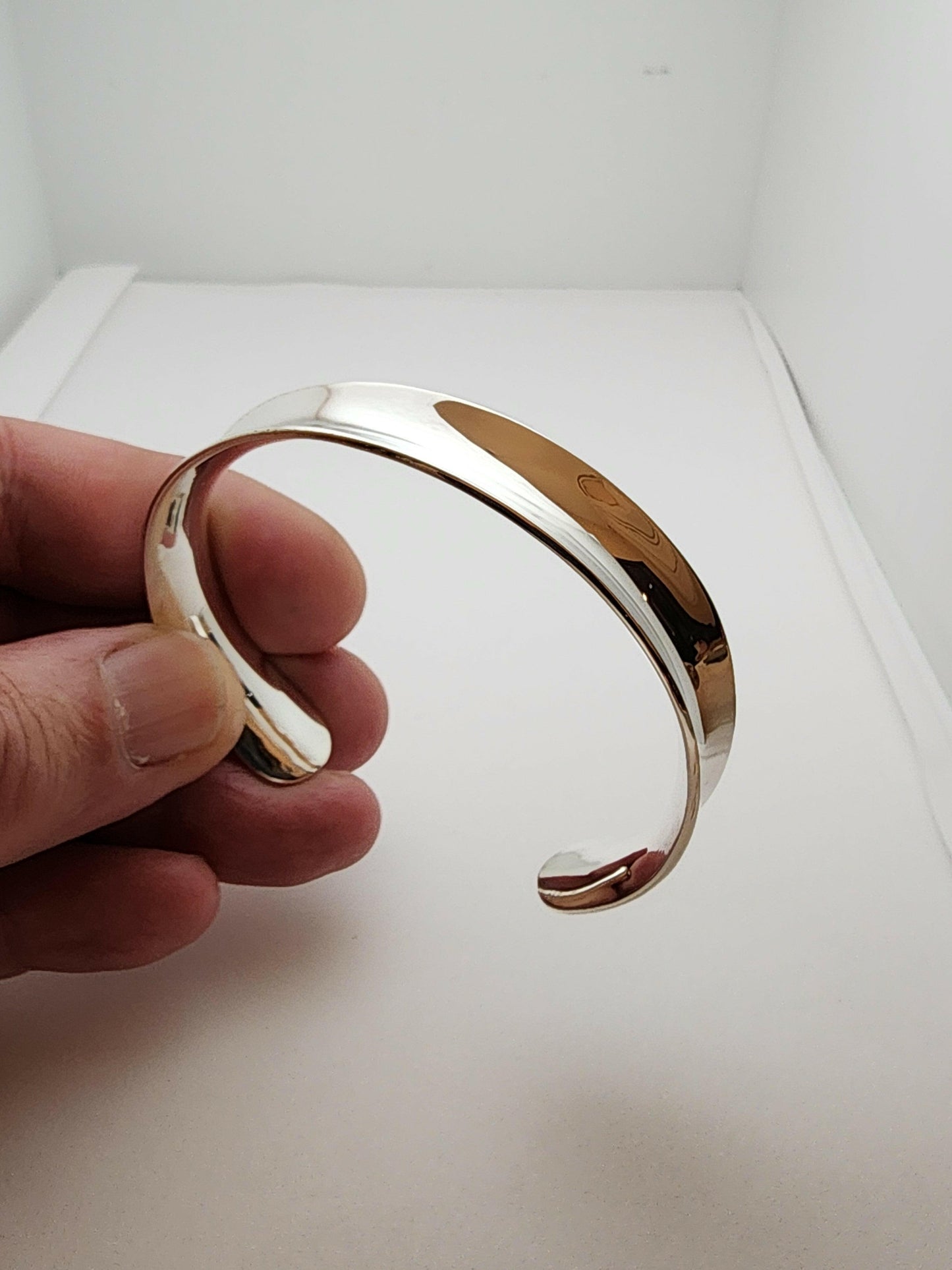 Silver Cuff Bracelet/Bangle, AYIN