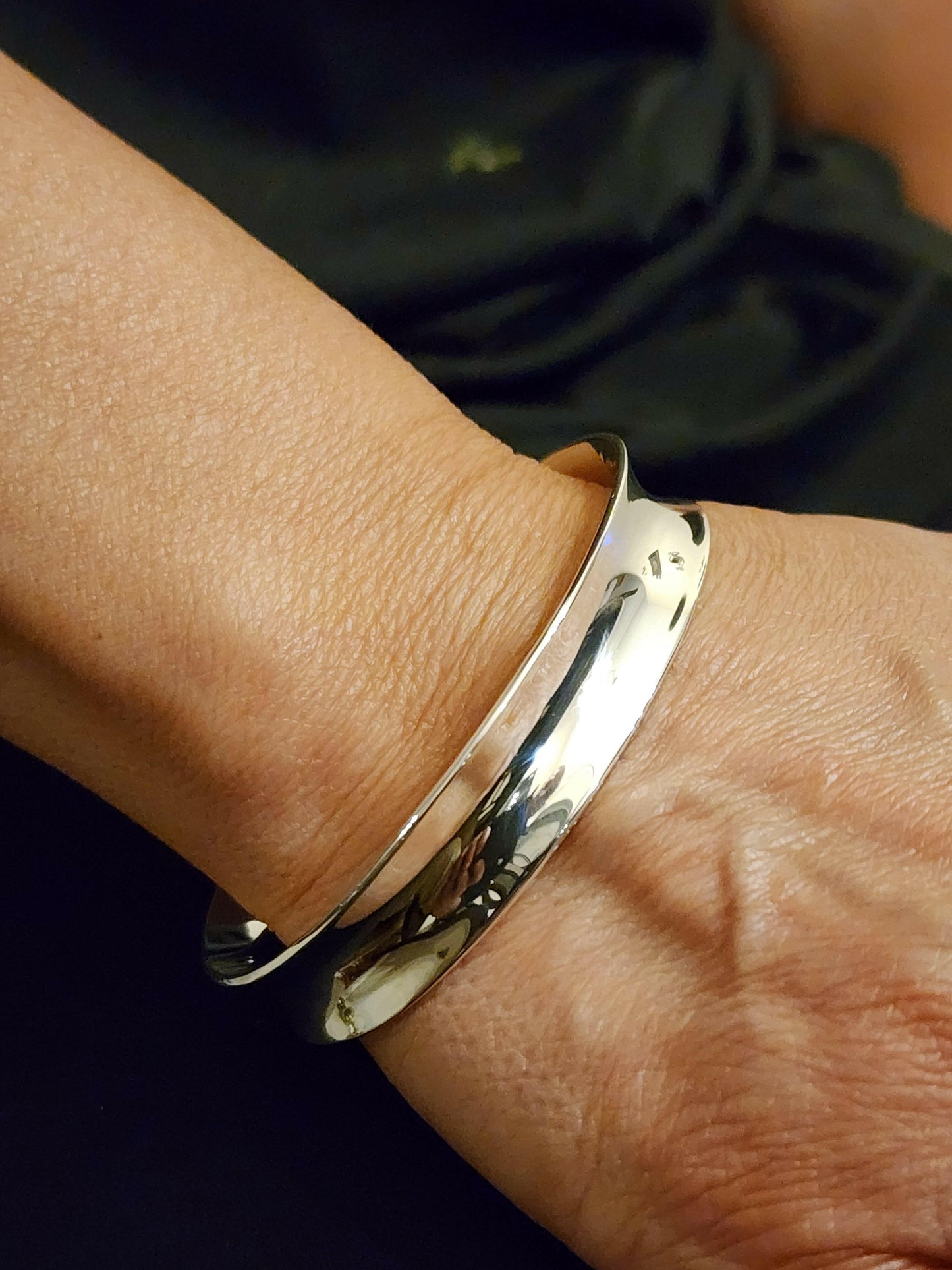 Silver Cuff Bracelet/Bangle, AYIN