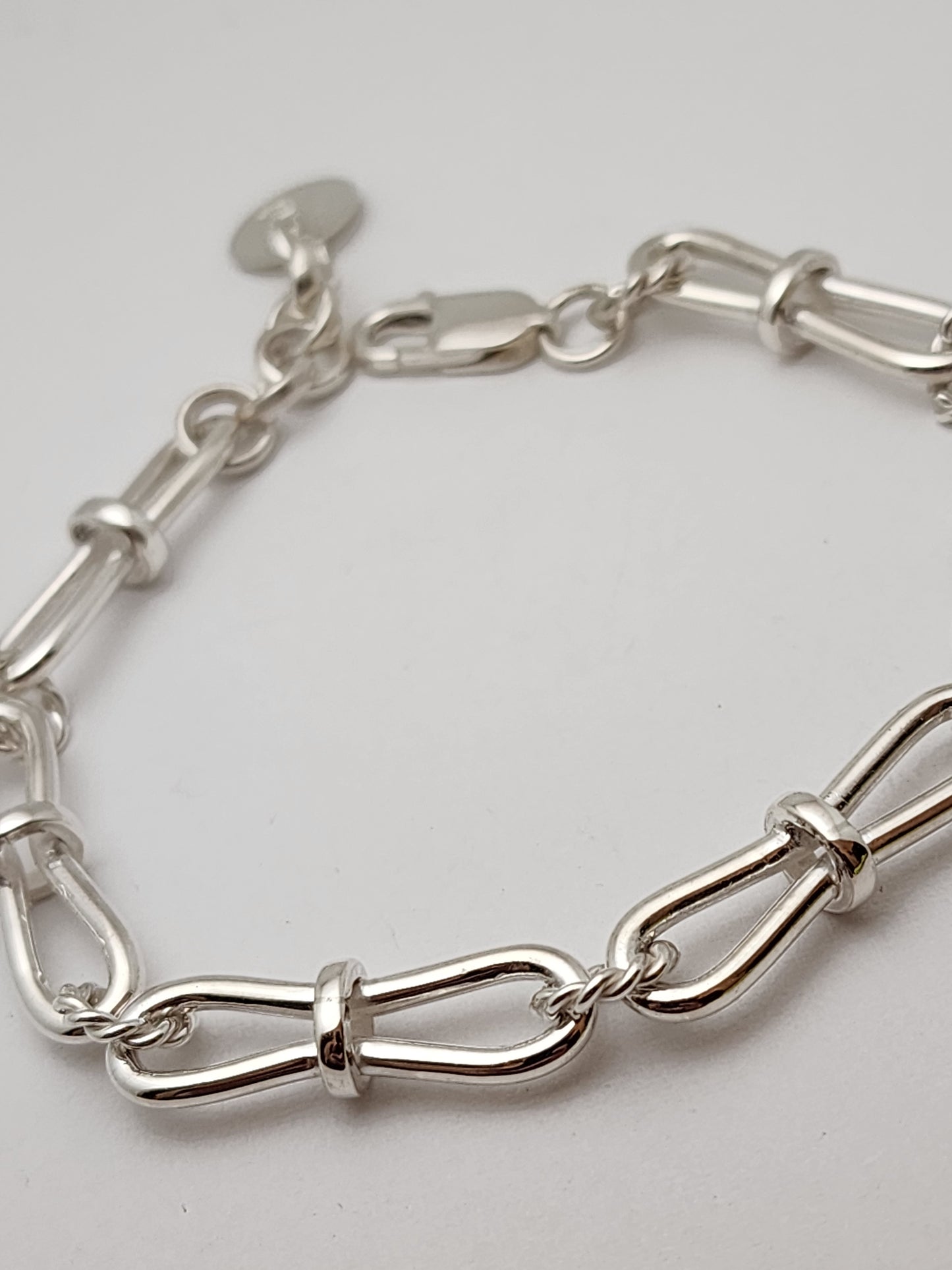 Silver Bracelet Bowtie