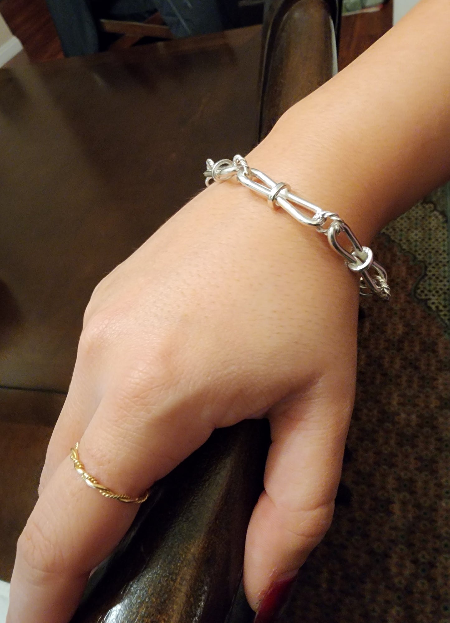 Silver Bracelet Bowtie