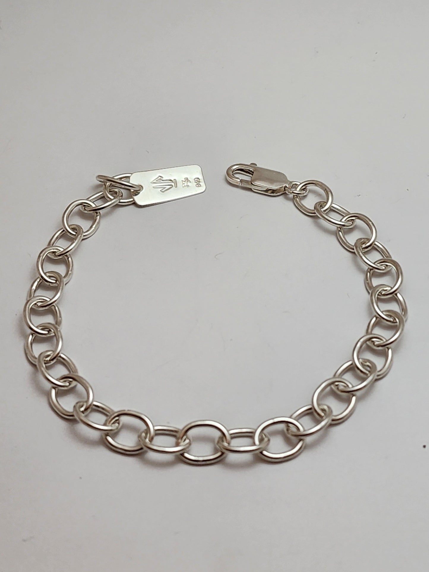 Silver Oval Bracelet, THALIA