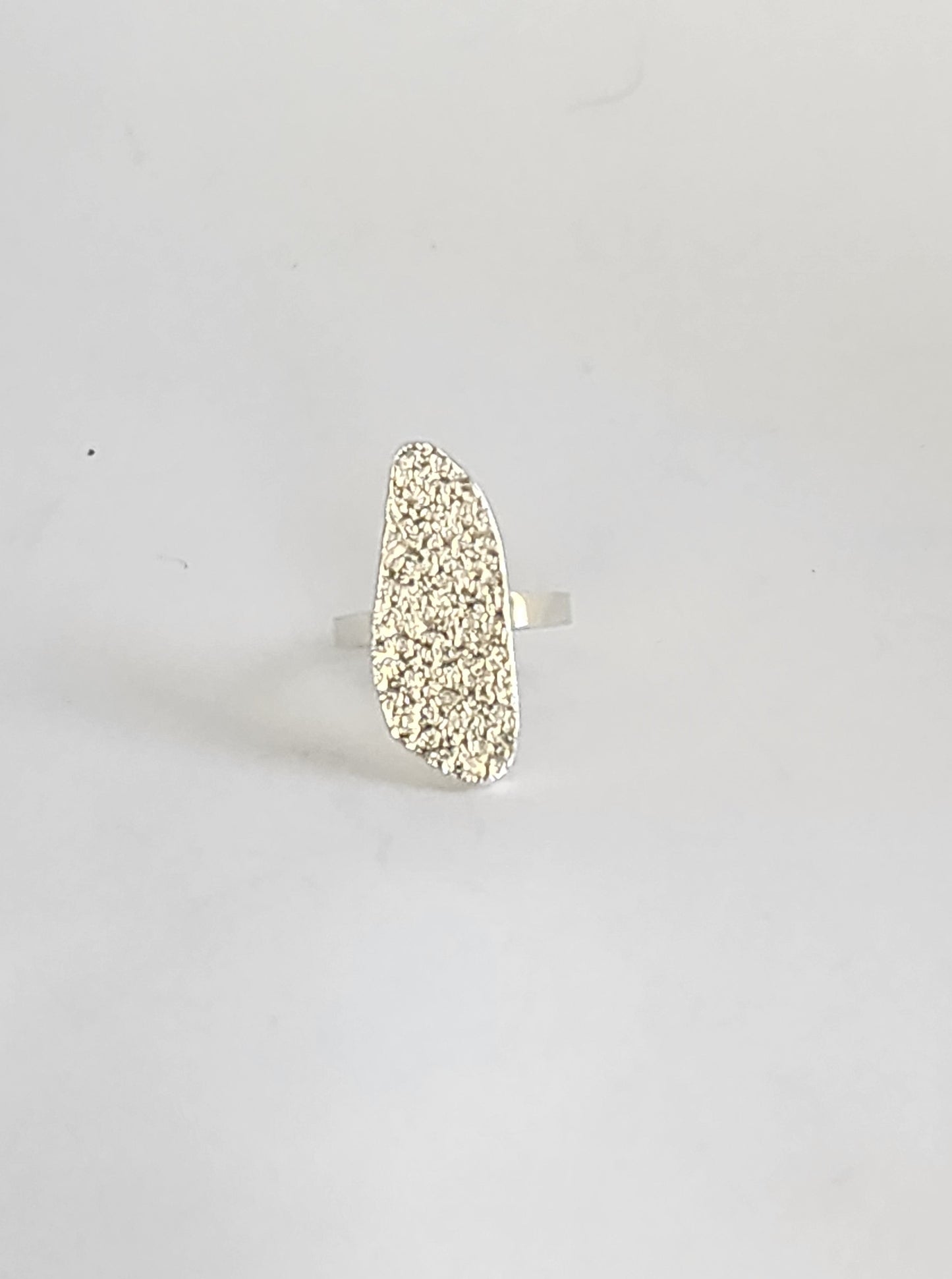 Women's Silver Texture Ring,,,,AGATA