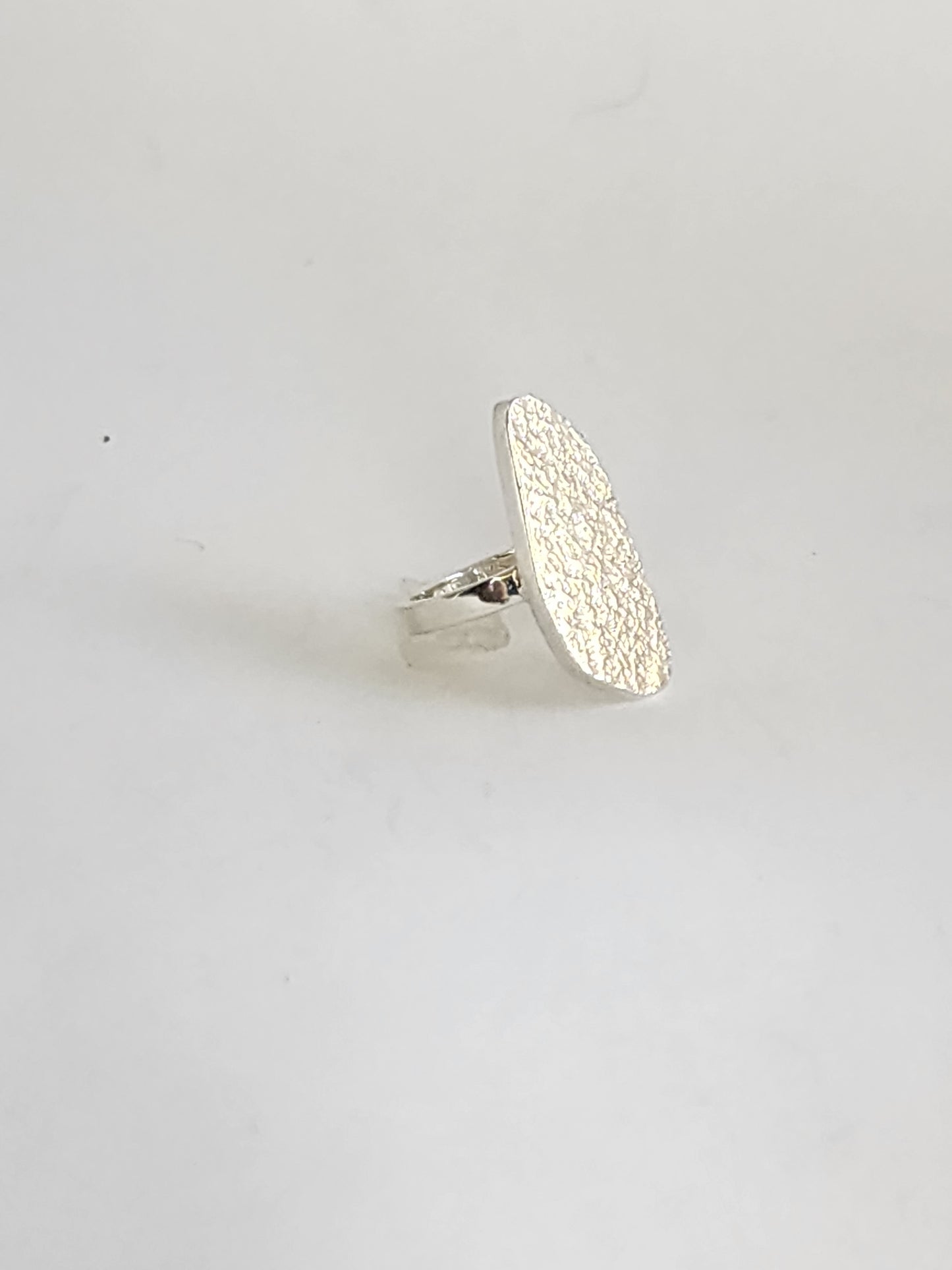 Women's Silver Texture Ring,,,,AGATA