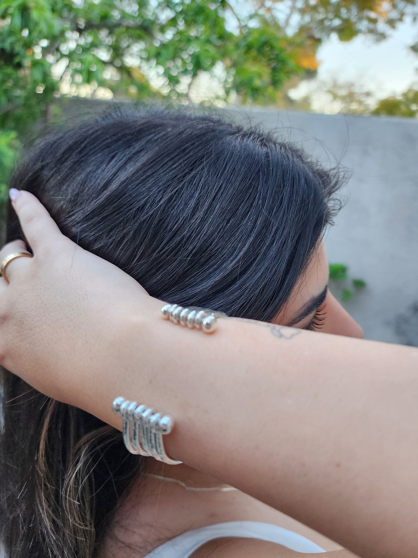 Women's silver Cuff/Bangle