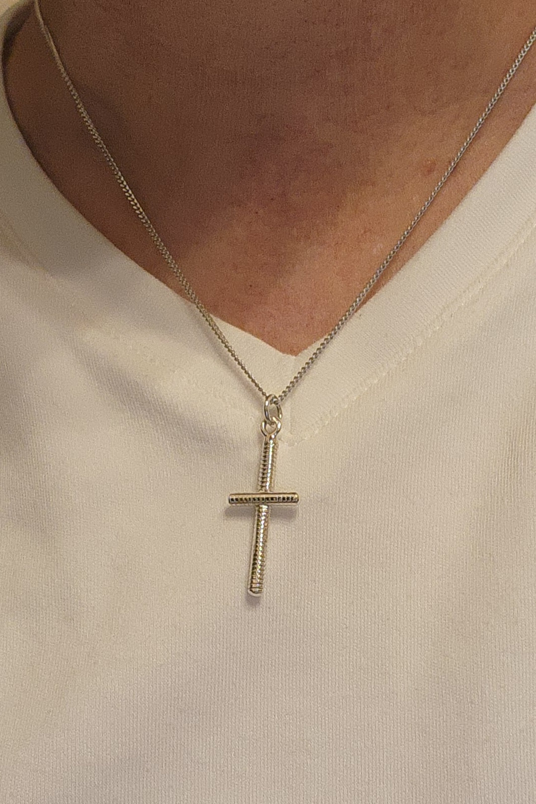 Silver Cross Necklace