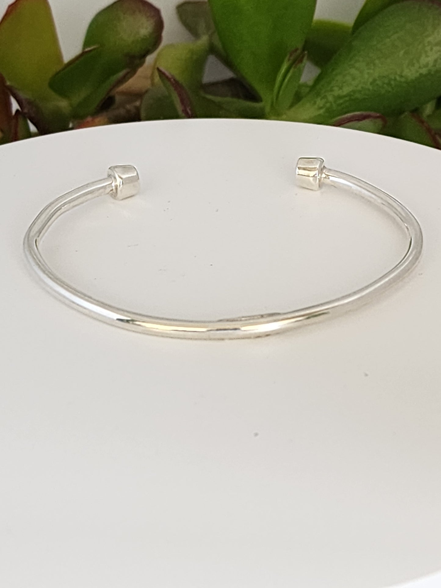 unisex silver cuff bracelet