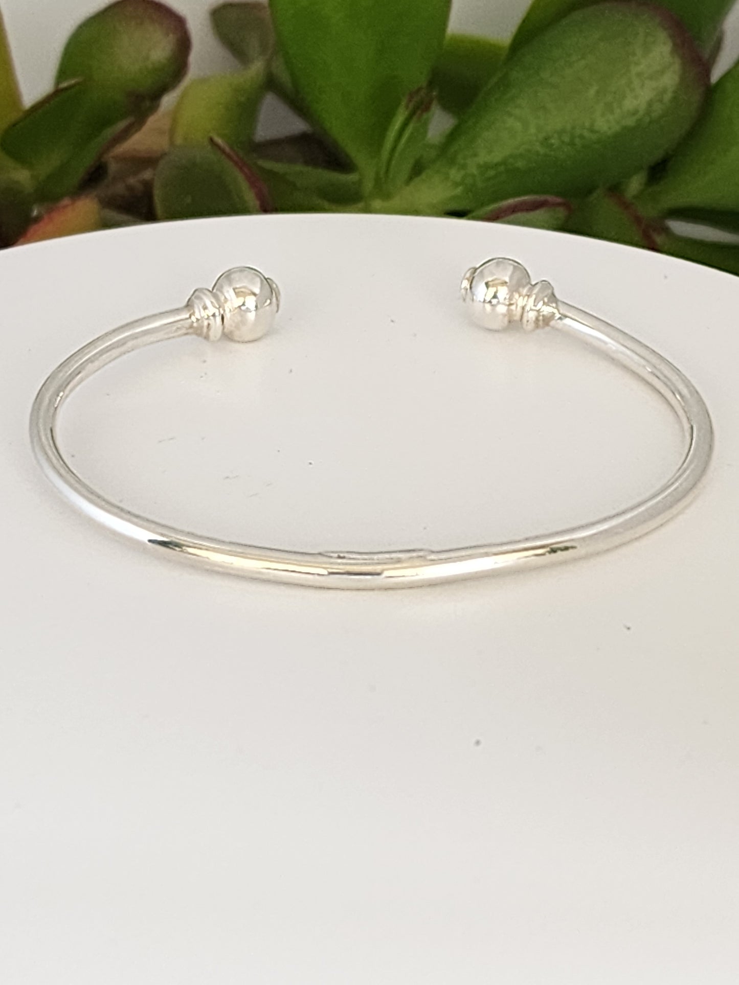 unisex silver cuff bracelet