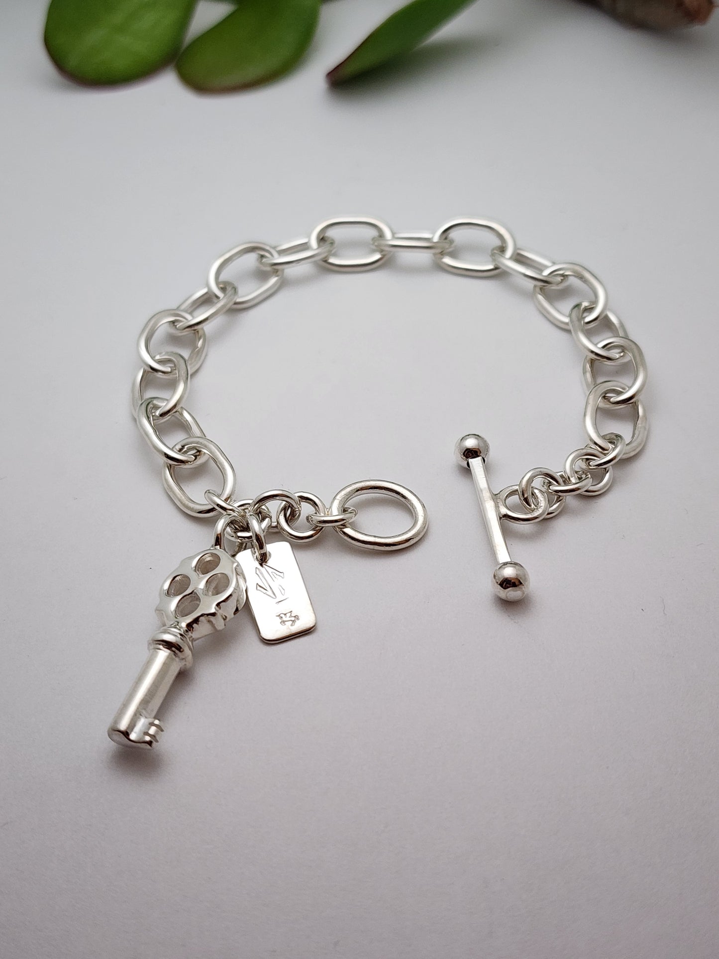 Silver Women's Link Bracelet,,,DAMARIS