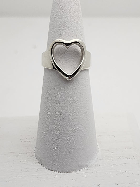 Silver Heart Ring for women,,,,ARIANA