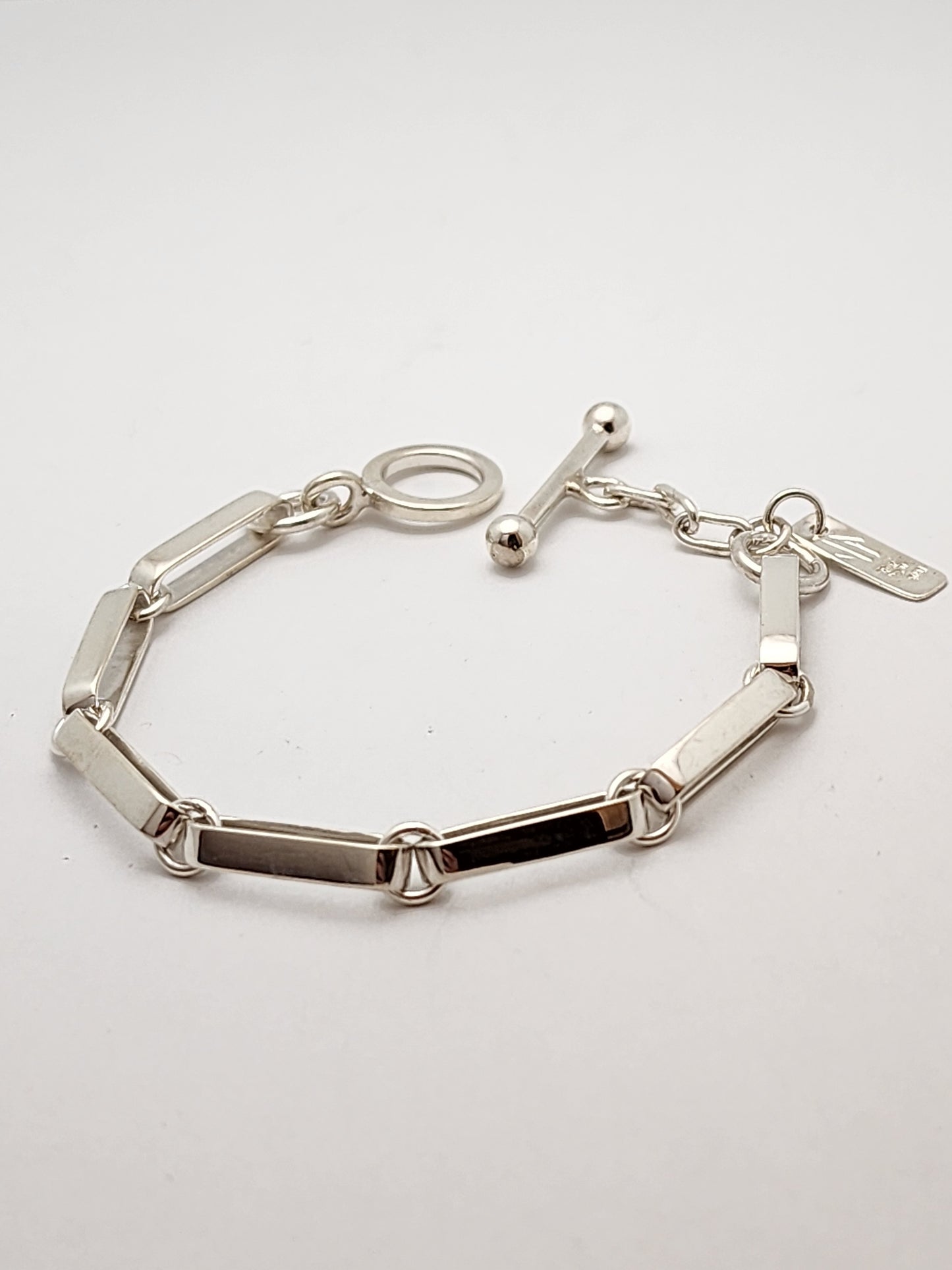 Women's Silver Link Bracelet,, AMBRA