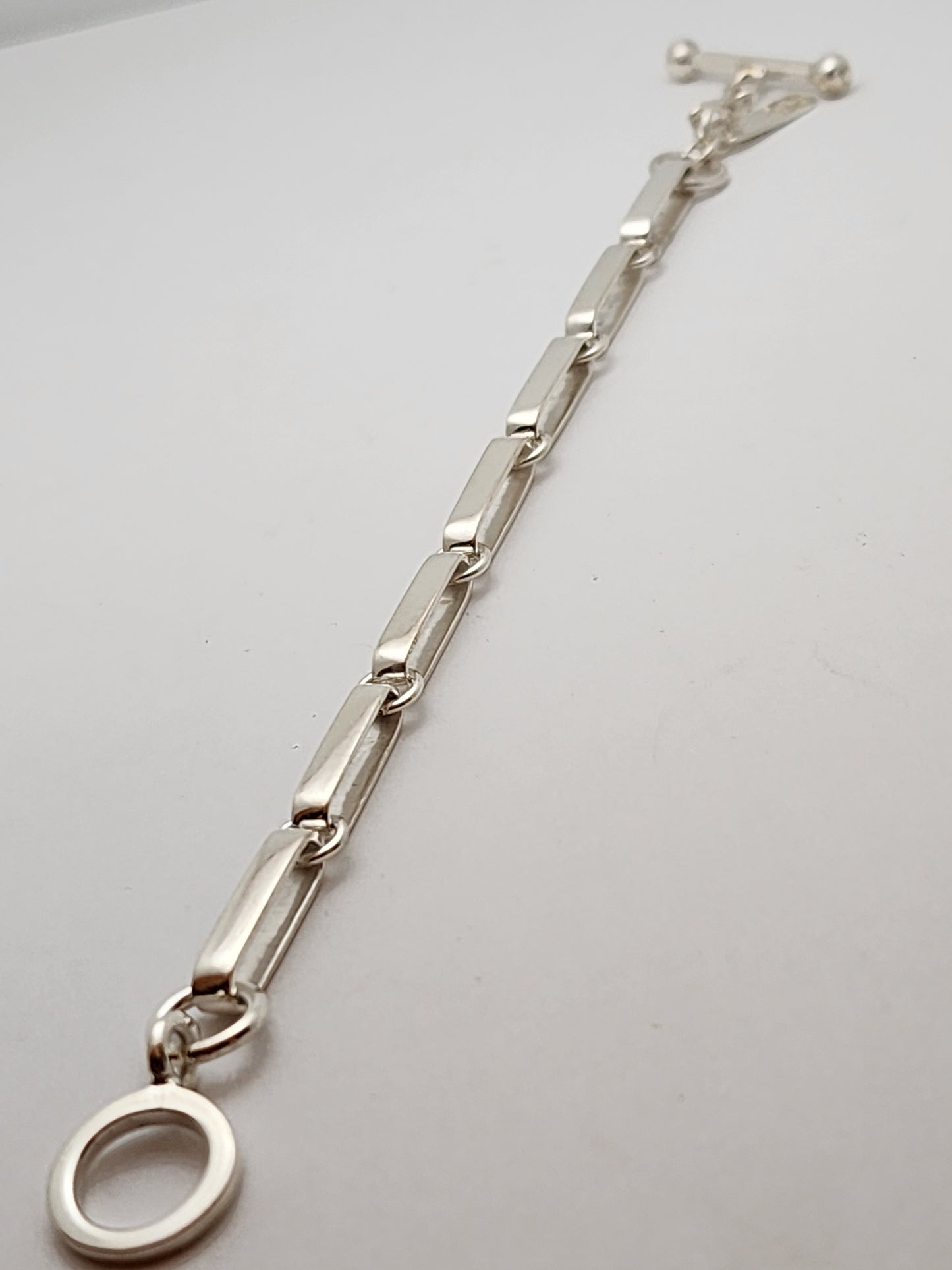 Women's Silver Link Bracelet,, AMBRA