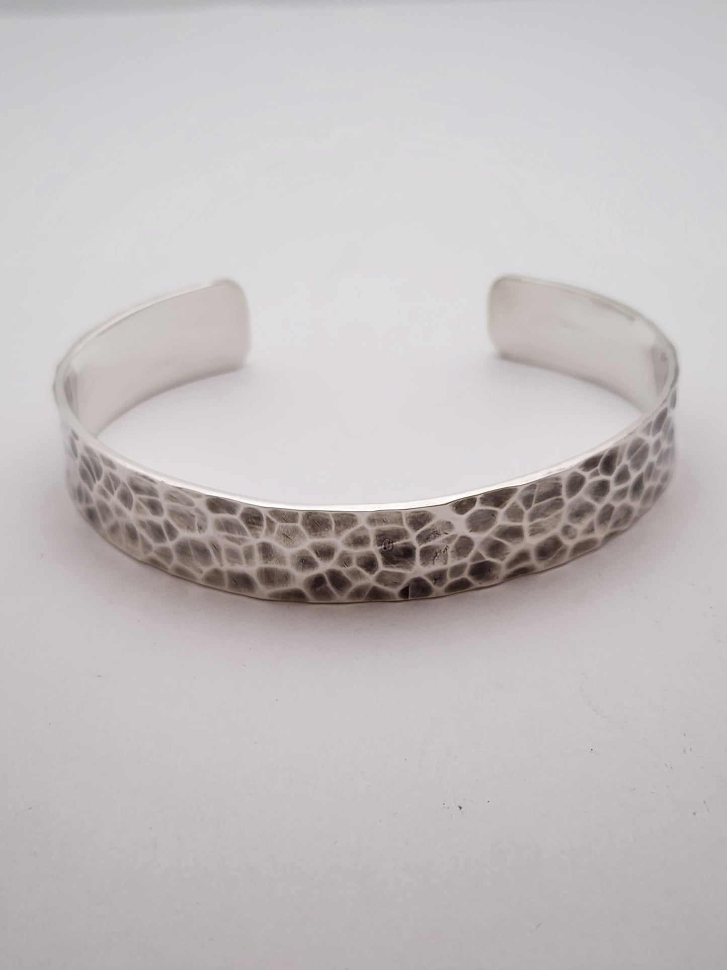 Hammered Silver Cuff Bracelet,,  CHISTA