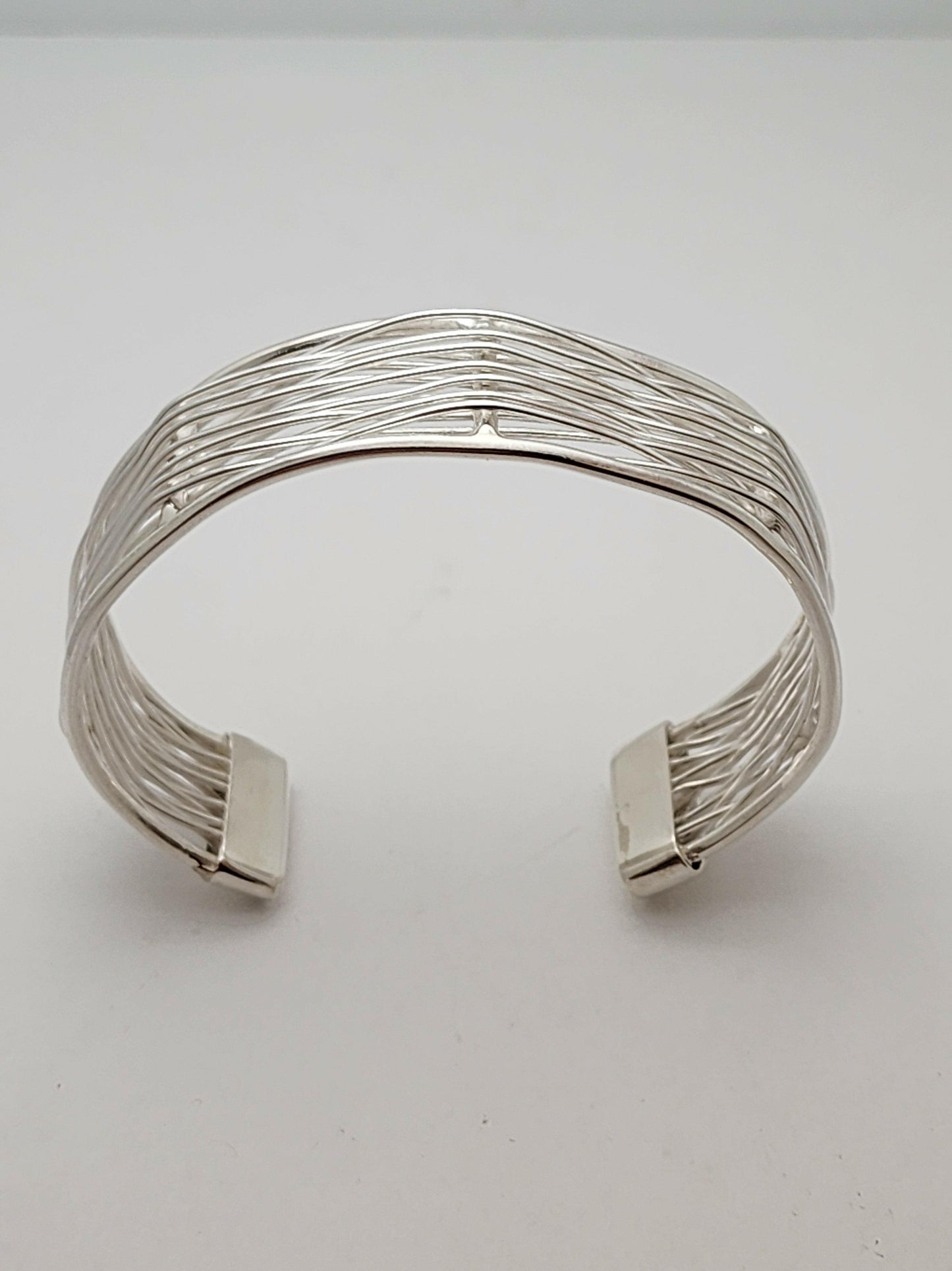 Silver Cuff Bracelet, NYX