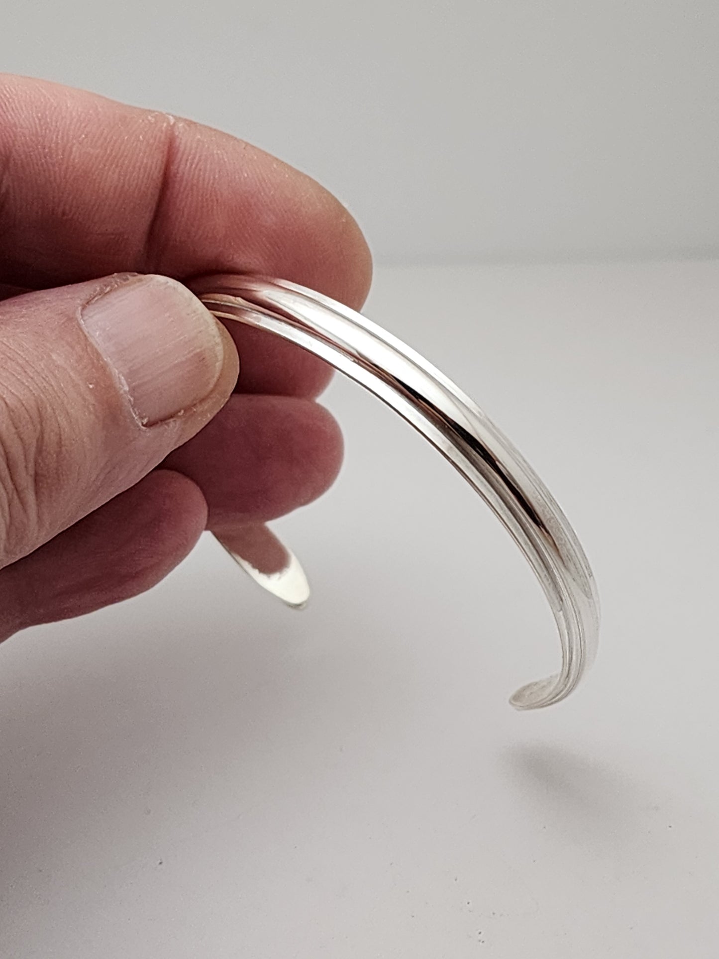 Silver Cuff Bracelet,, LINUS