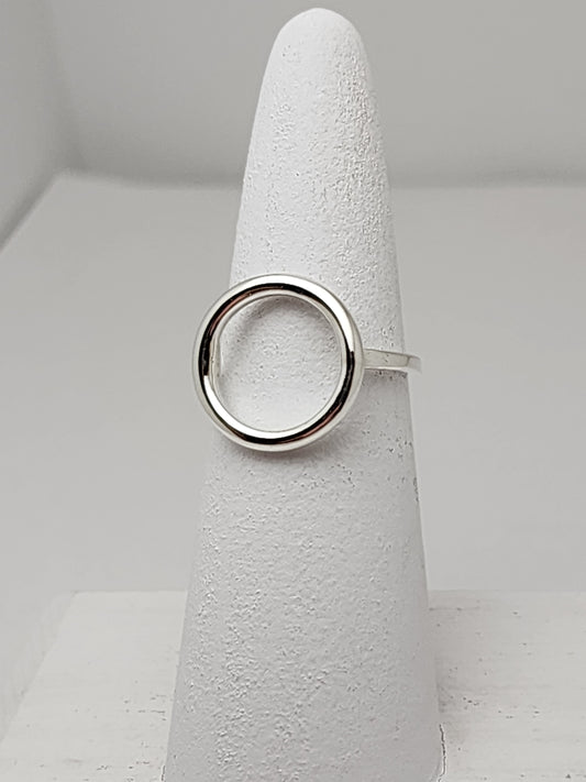 Silver Round Ring