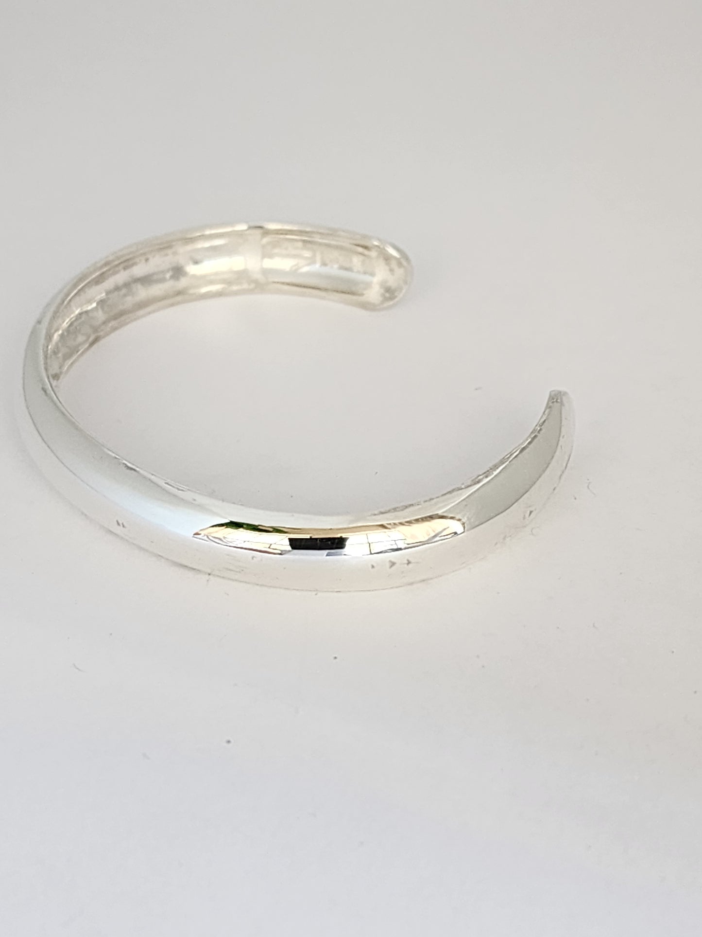 Dome Silver Cuff Bracelet