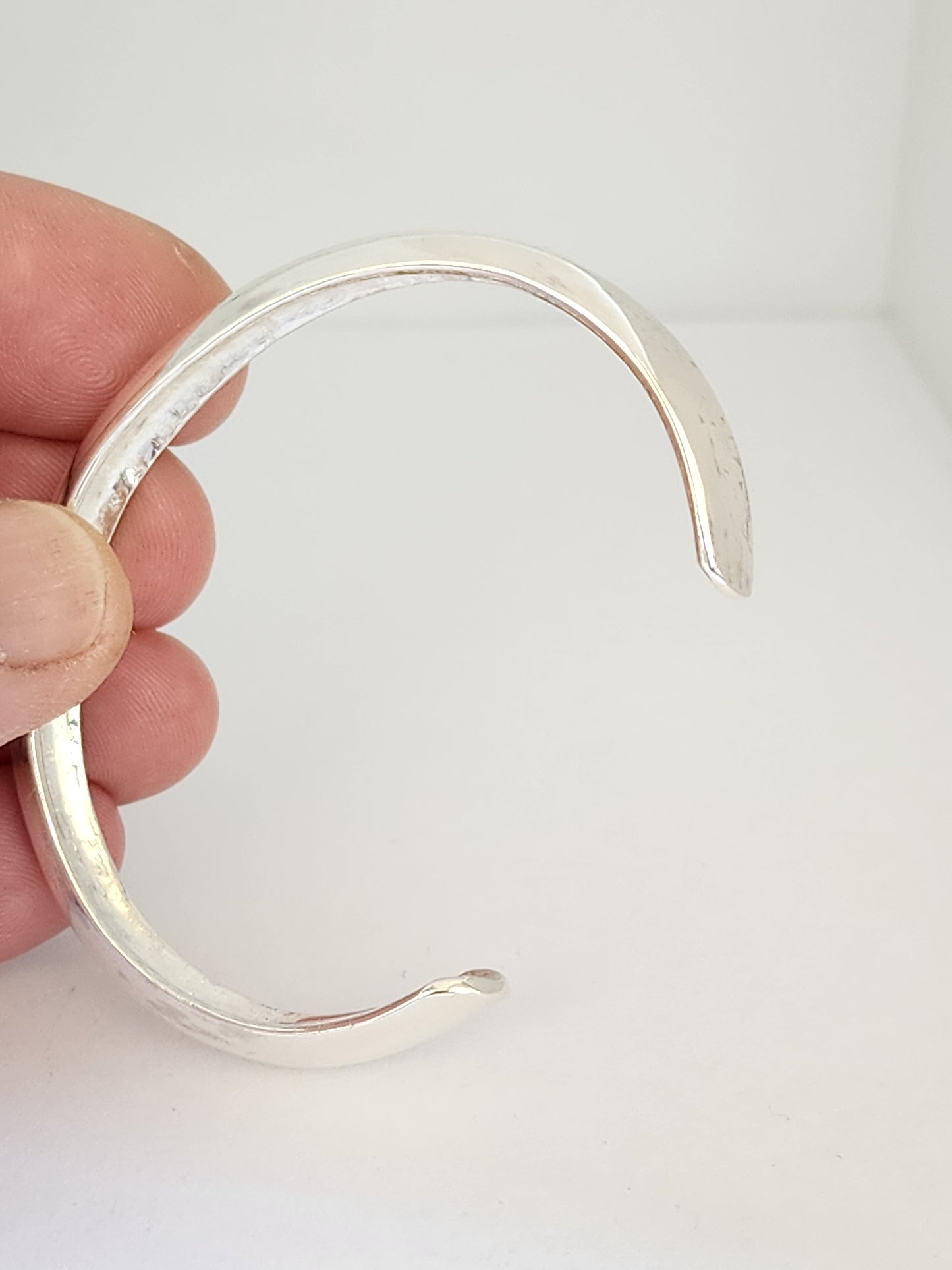 Dome Silver Cuff Bracelet