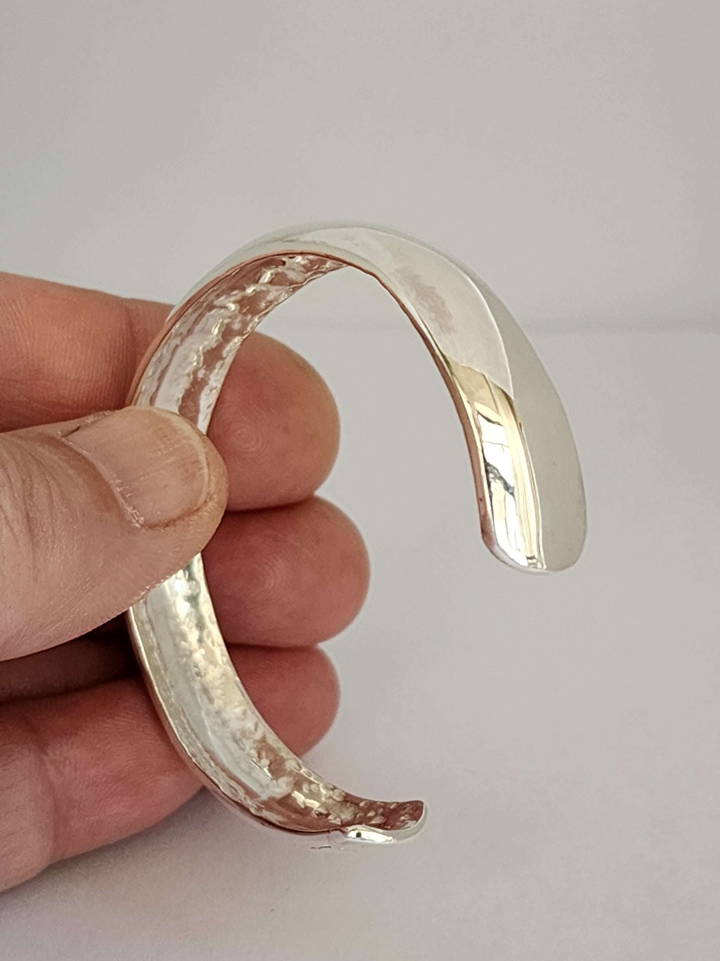 Dome Silver Cuff Bracelet