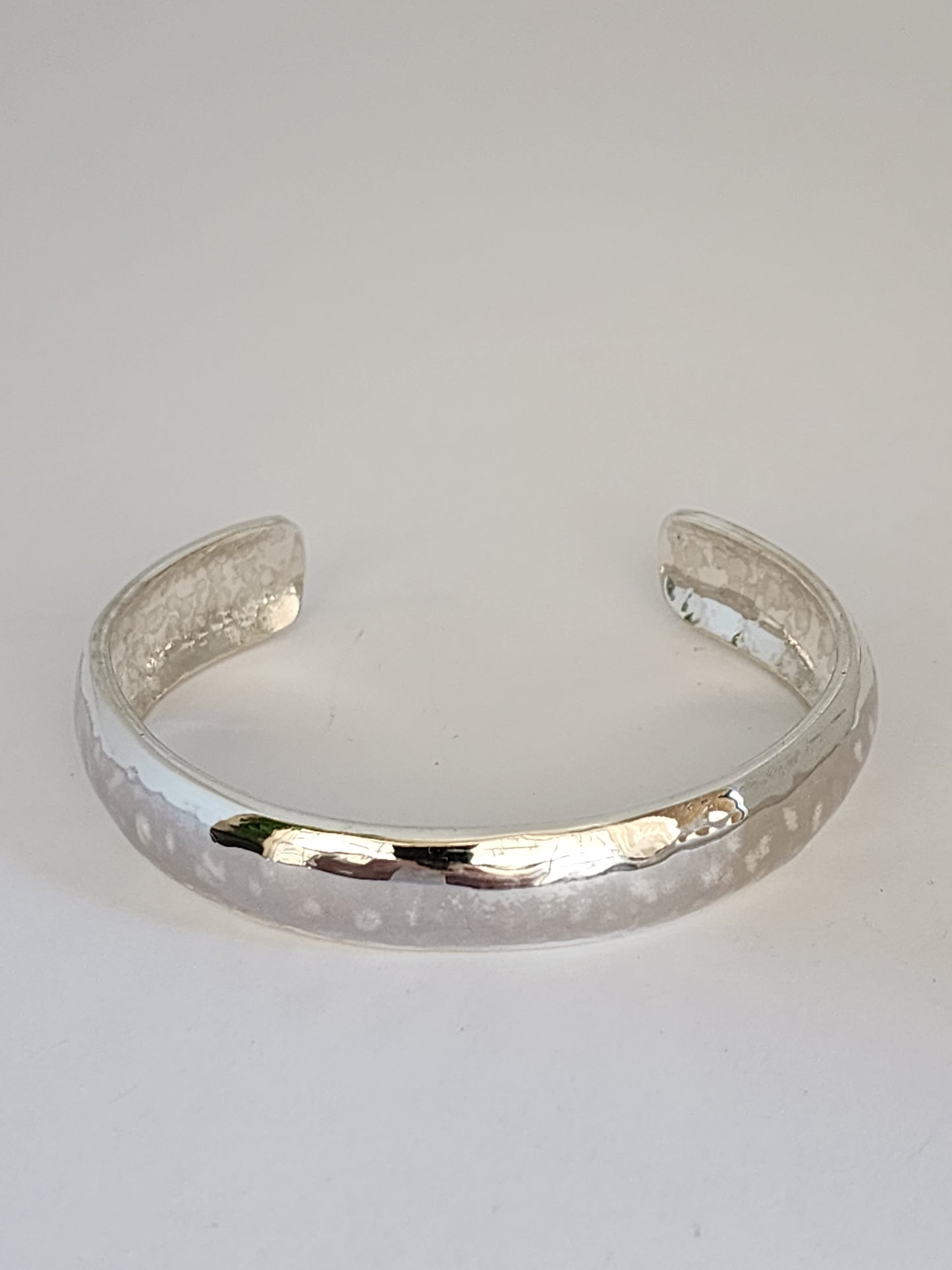 Dome Silver Cuff Bracelet