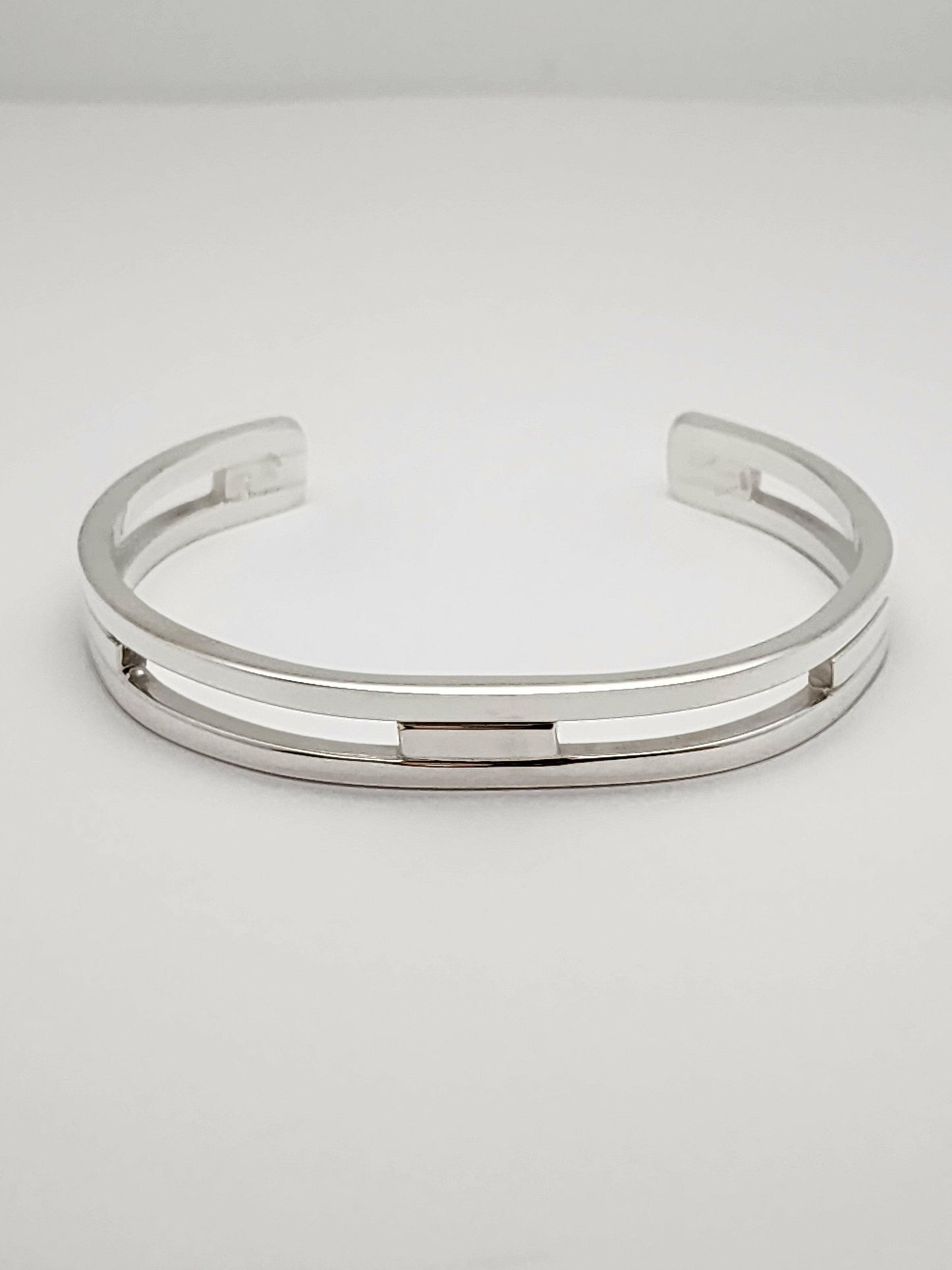 Silver Cuff Bracelet Men's