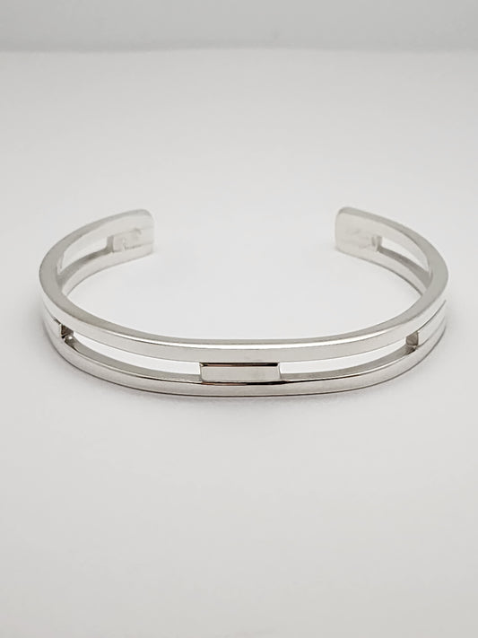 Men's Silver Cuff Bracelet,, ARMAN