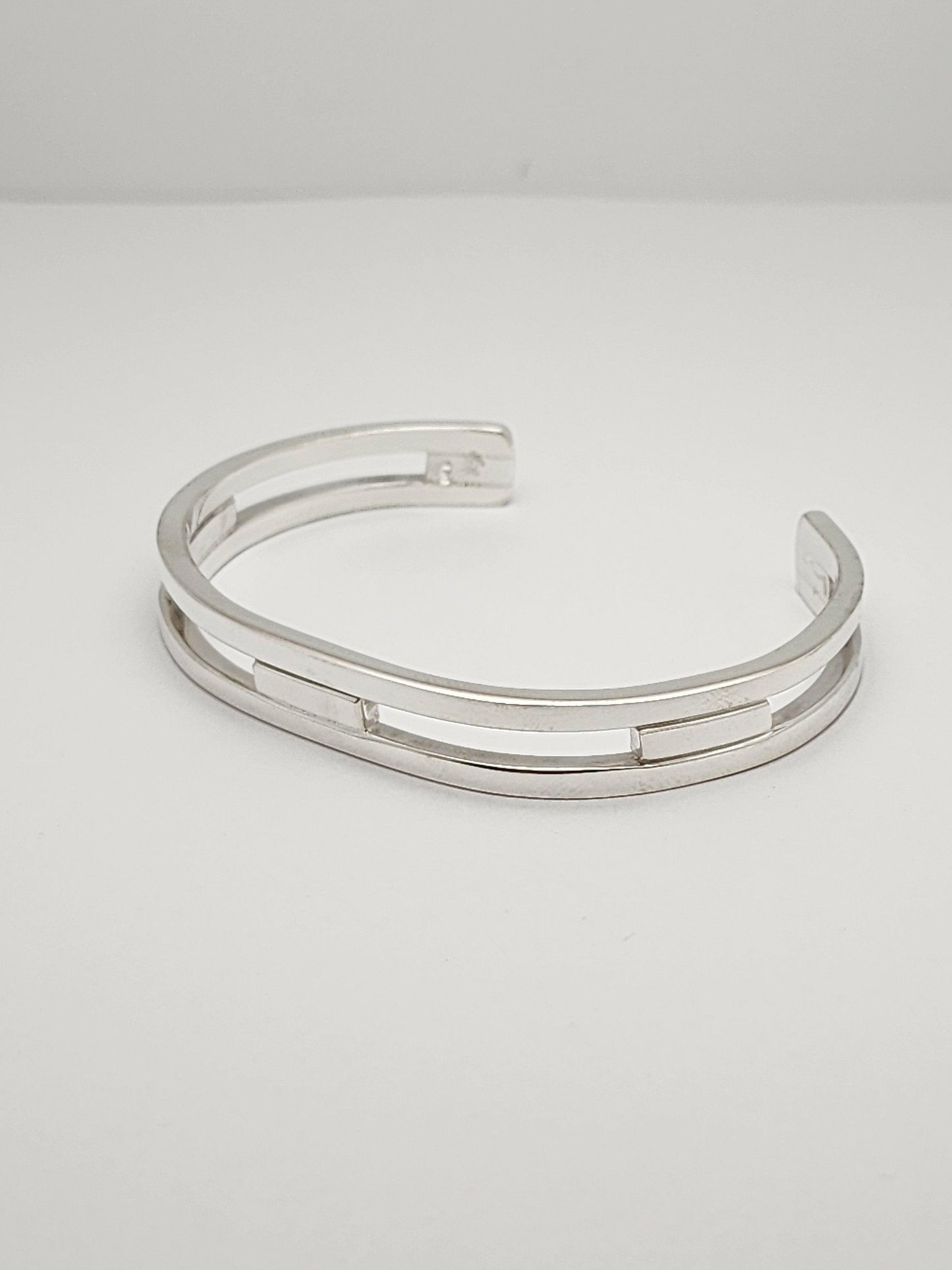 Silver Cuff Bracelet Men's