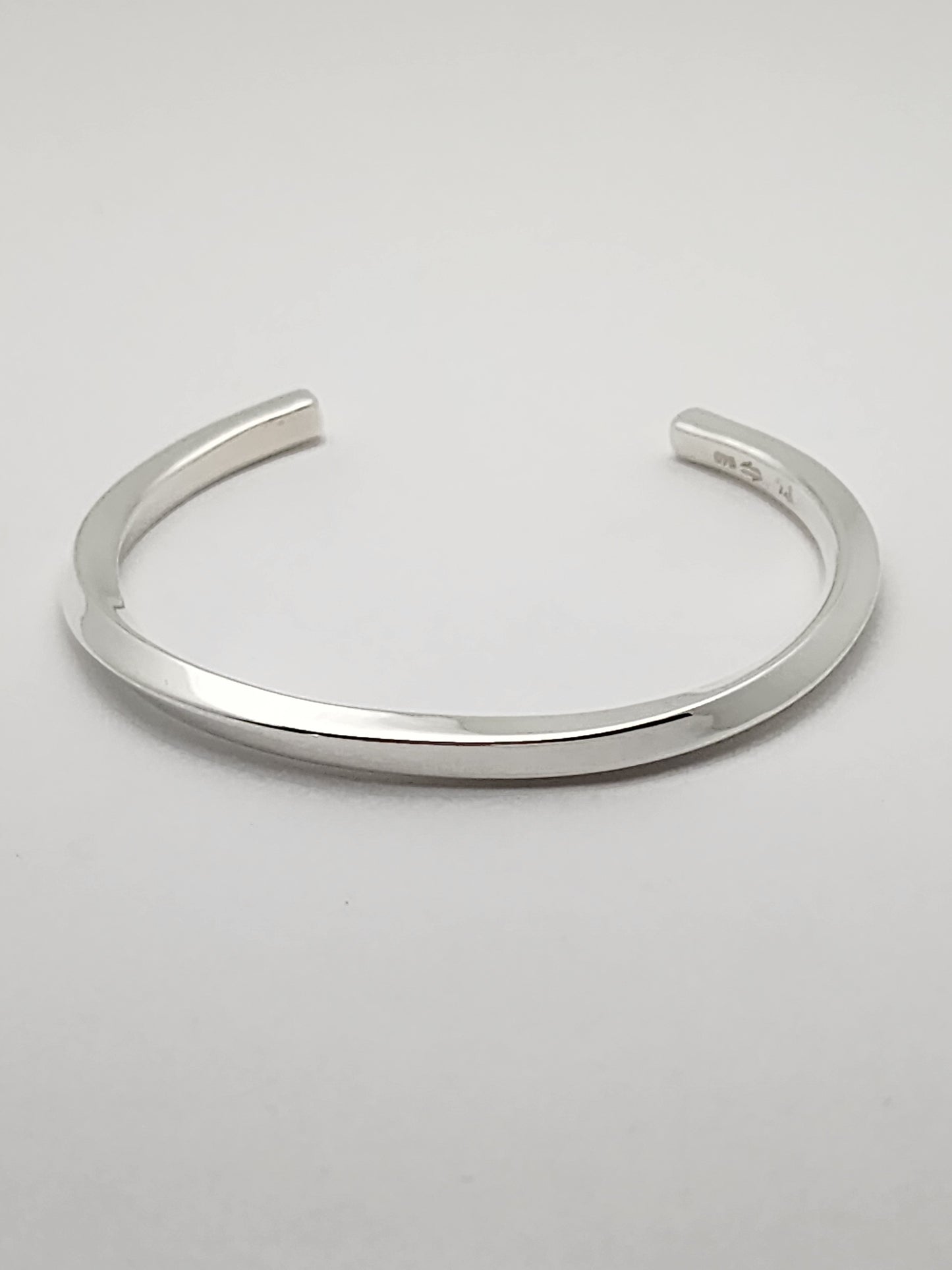 Silver Cuff Bracelet, TWISTED