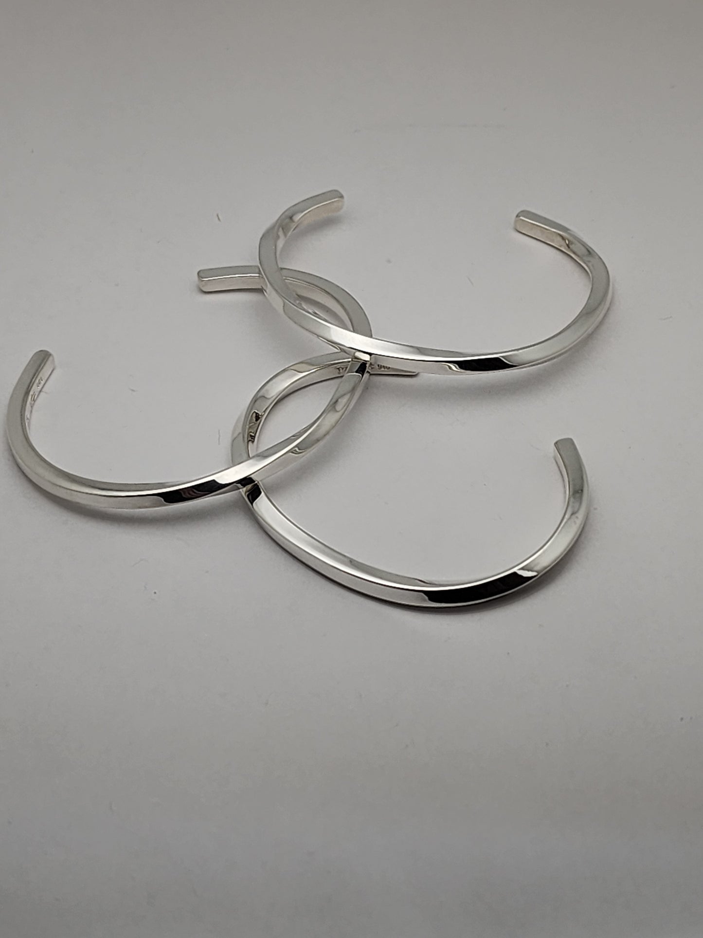 Silver Cuff Bracelet, TWISTED