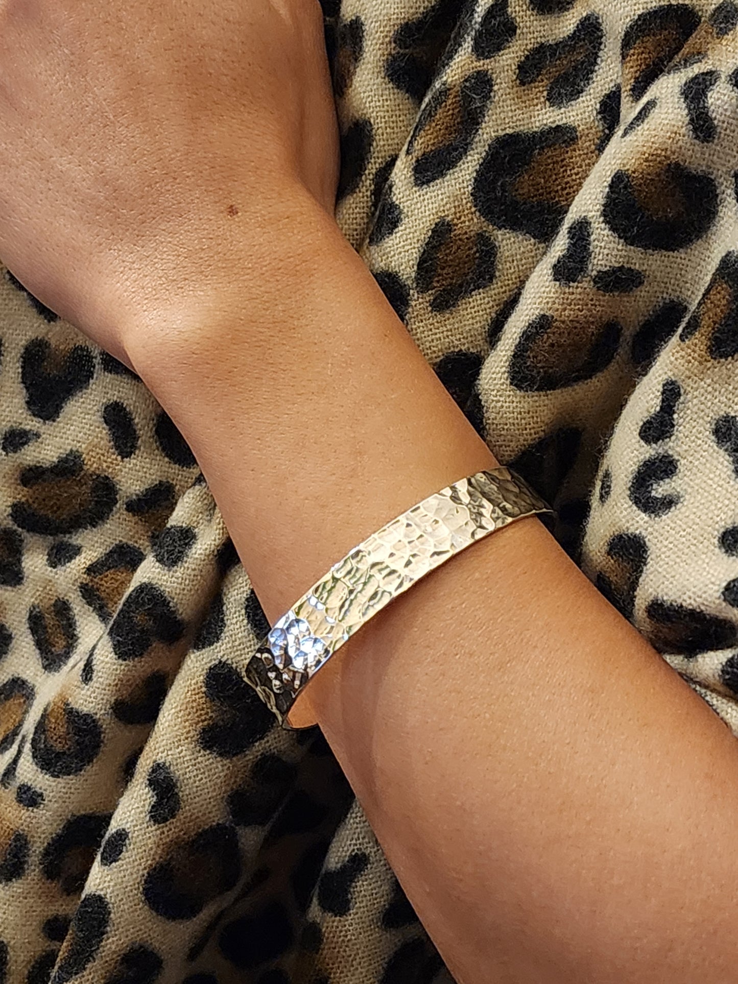 Silver Cuff Bracelet, CHISTA