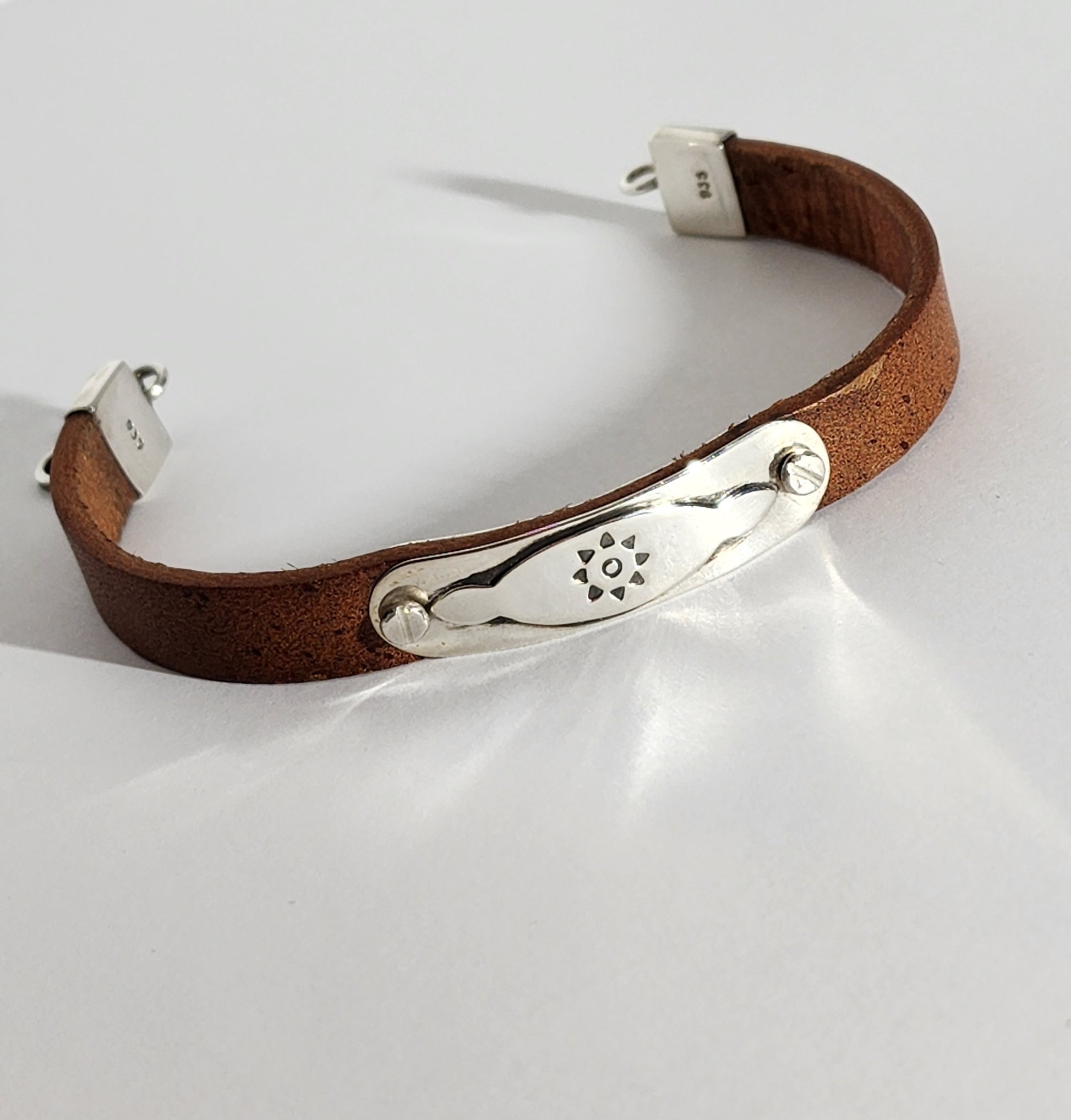 POLLUX Leather Bracelet - VA.silver